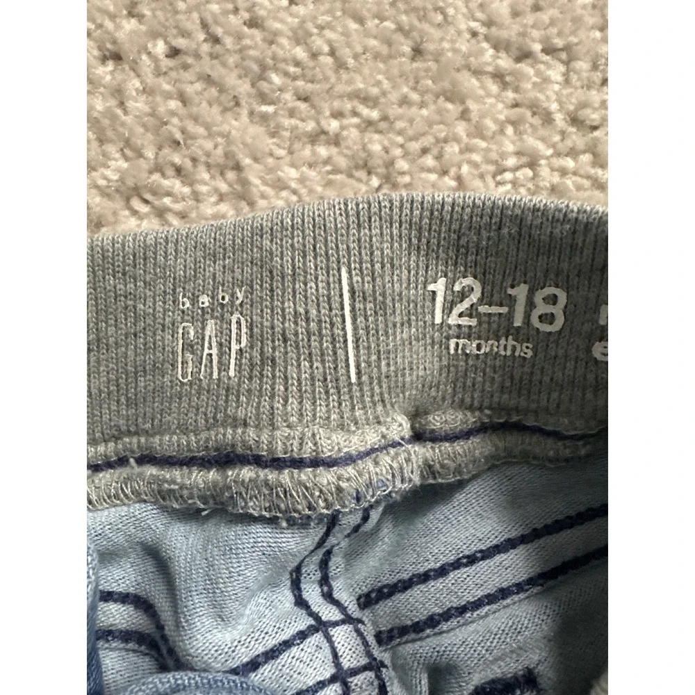 Baby Gap Denim Jeans Baby 12-18 Months Blue Waistband Pants